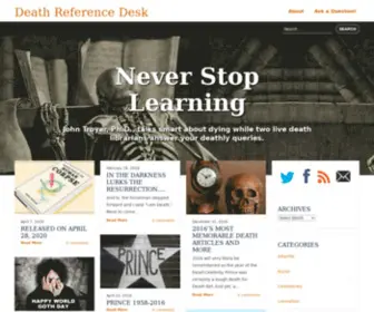 Deathreferencedesk.org(Death Reference Desk) Screenshot