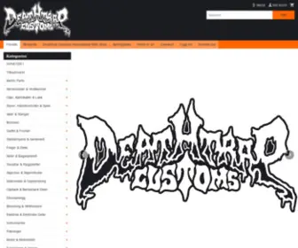 Deathtrap-Customs.com(Deathtrap Customs) Screenshot