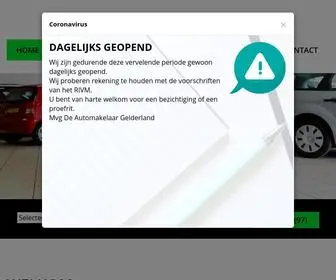 Deautomakelaargelderland.nl(De Automakelaar Gelderland in HARDERWIJK) Screenshot