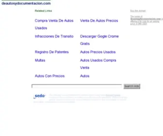 Deautosydocumentacion.com(DOCUMENTACION y TRAMITES) Screenshot