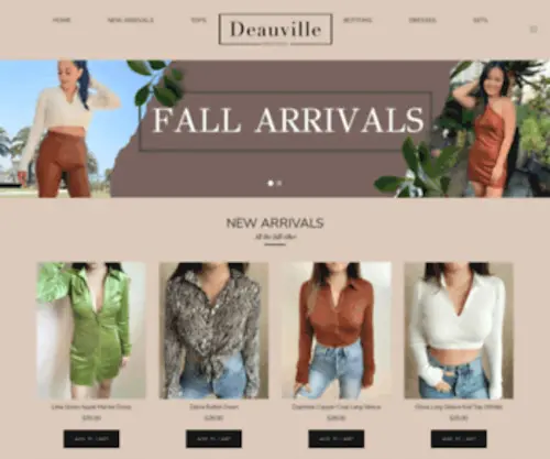 Deauvilleboutique.com(Deauville Boutique) Screenshot