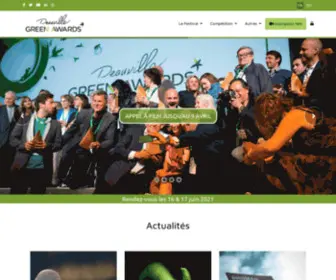 Deauvillegreenawards.com(Festival) Screenshot