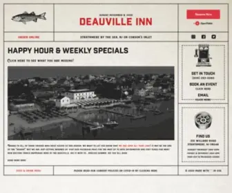 Deauvilleinn.com(The Roaring 20's Have Returned) Screenshot