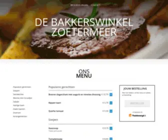 Debakkerswinkelzoetermeer.nl(De Bakkerswinkel Zoetermeer) Screenshot