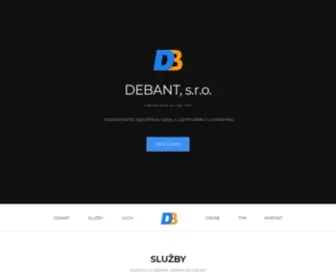 Debant.cz(DEBANT, s.r.o) Screenshot