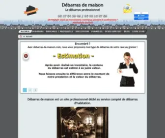 Debarras-DE-Maison.com(Débarras) Screenshot