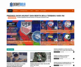 Debatbola.com Screenshot