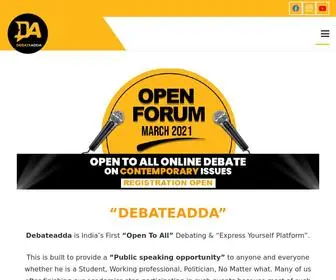 Debateadda.com(DeabateAdda) Screenshot