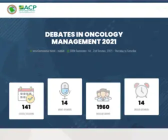 Debatesinoncology2021.com(The King Abdullah Medical City annual conference) Screenshot