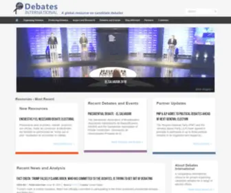 Debatesinternational.org(Debates International) Screenshot