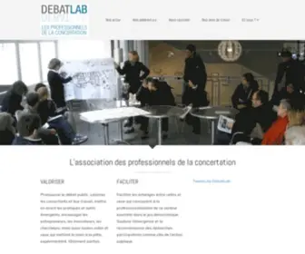 Debatlab.org(Notre mission) Screenshot