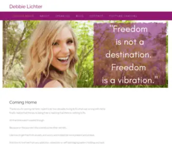 Debbielichter.com(Debbie Lichter) Screenshot