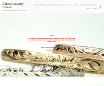 Debbiesjewelryhawaii.com(Debbie&#039;s Jewelry Hawaii) Screenshot