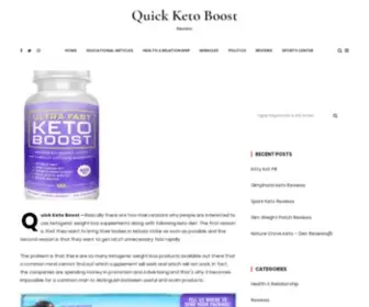 Debbiesmiracles.com(Quick Keto Boost) Screenshot