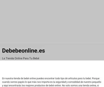 Debebeonline.es(Debebeonline) Screenshot