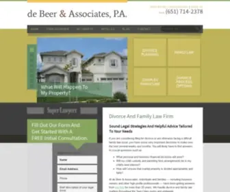 Debeerlaw.com(De Beer & Associates) Screenshot