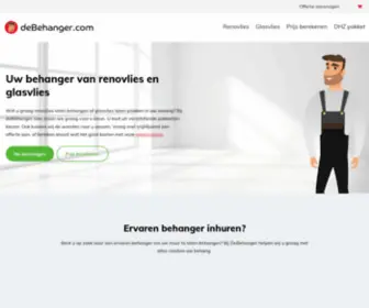 Debehanger.com(Bekijk onze behangservice) Screenshot