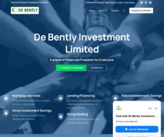 Debentlyinvestment.com.ng(De Bently Investment Ltd) Screenshot