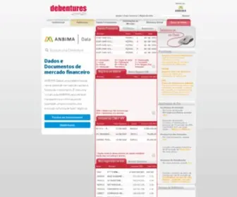 Debentures.com.br(Debêntures) Screenshot