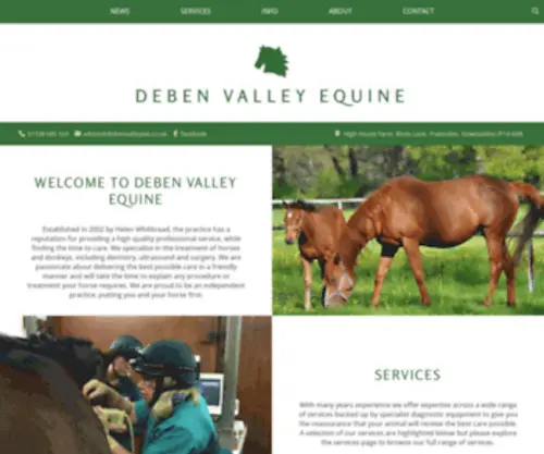 Debenvalleyvet.co.uk(Deben Valley Equine Veterinary Clinic) Screenshot