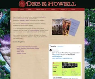 Deberelene.com(Author of the Epic Gaslamp Fantasy Touch Series) Screenshot