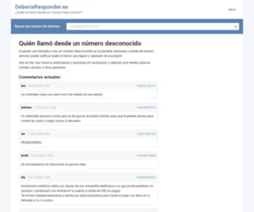 Deberiaresponder.es(Quién) Screenshot