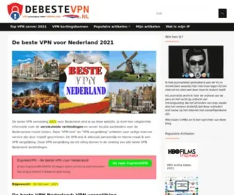 DebesteVPN.nl(Beste VPN ranking voor Nederland) Screenshot