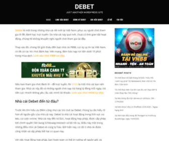 Debet.com.vn Screenshot