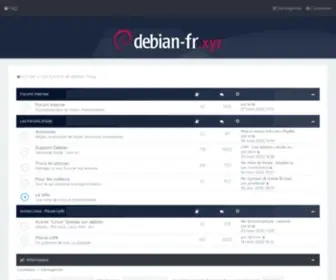 Debian-FR.xyz(Les forums de) Screenshot
