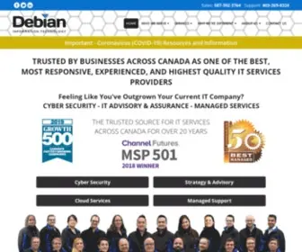 Debianit.com(Debian Information Technology Inc) Screenshot