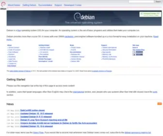 Debian.net(Debian) Screenshot