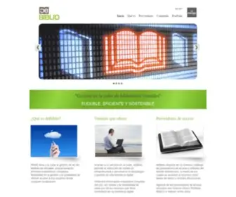 Debiblio.com(Inicio) Screenshot