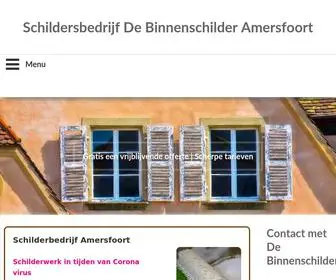 Debinnenschilder.nl(Schildersbedrijf Amersfoort) Screenshot