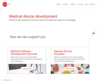 Debiotech.com(Medical Device Development) Screenshot