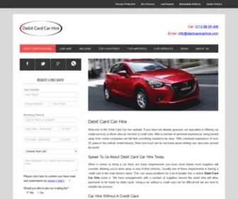 Debitcardcarhire.com(Debit Card Car Hire) Screenshot