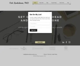 Debknobelman.com(Mindset) Screenshot