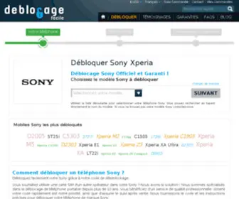 Deblocage-Sony.com(Deblocage SonyEricsson) Screenshot