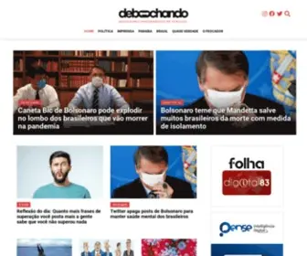 Debochando.com.br(Jornalismo independente de verdadeDebochando) Screenshot