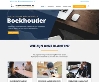 Deboekhouding.be(Boekhoudkantoor Gent) Screenshot