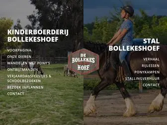 Debollekeshoef.be(Bollekeshoef) Screenshot