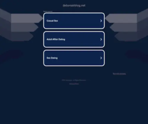 Debonairblog.net(debonairblog) Screenshot