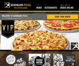 Debonairspizza.co.za(Debonairs Pizza Sit Down & Delivery Pizza) Screenshot