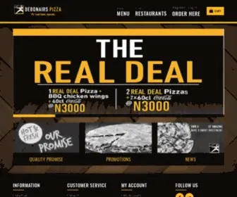 Debonairspizza.ng(Debonairs Pizza Nigeria) Screenshot