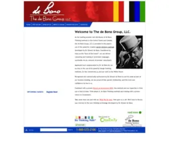 Debonogroup.com(The de Bono Group) Screenshot