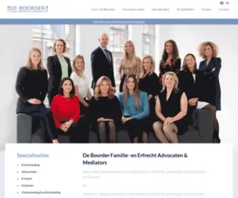Deboorderschoots.nl(De Boorder Familie) Screenshot