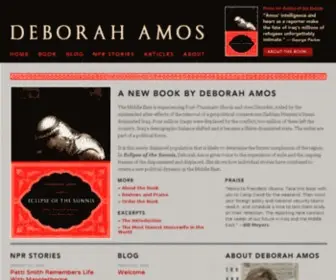 Deborahamos.net(Deborah Amos) Screenshot