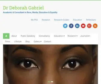 Deborahgabriel.com(Dr Deborah Gabriel) Screenshot