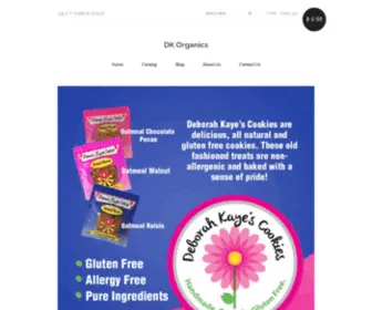 Deborahkayes.com(DK Organics) Screenshot