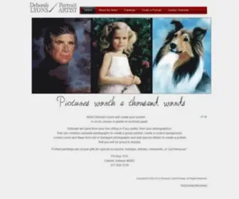 Deborahlyonsportraits.com(Portrait Artist) Screenshot