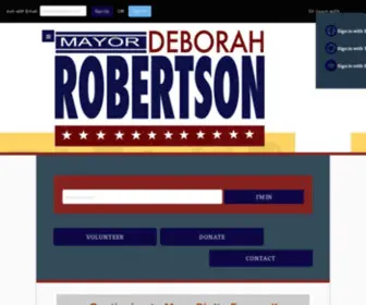 Deborahrobertson.org(Mayor Deborah Robertson) Screenshot